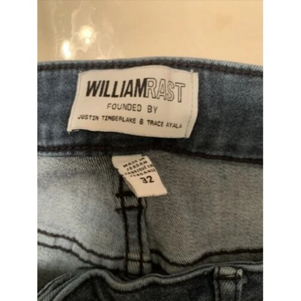 William Rast Women's Destroyed Distressed Denim Jeans w/Pockets Blue Size 32